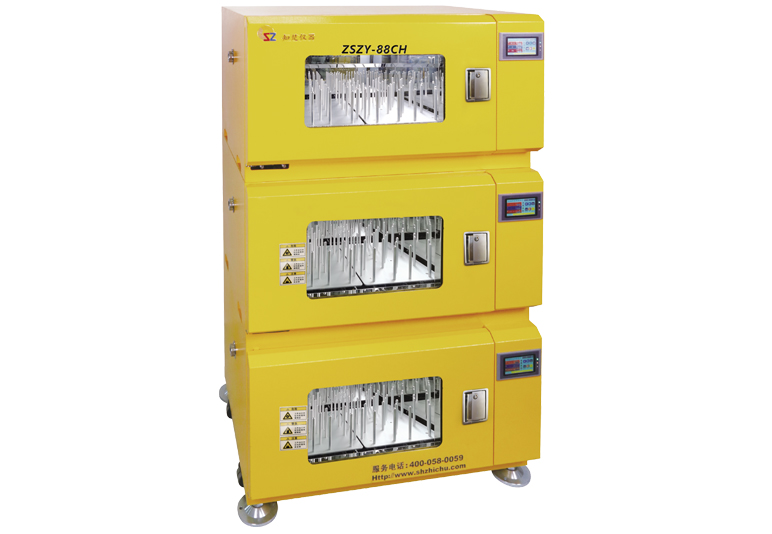 Máy lắc lồng ấp có thể xếp chồng tốc độ cao ổ đĩa kép ZSZY-88A b ch (mỗi máy lắc 155l)